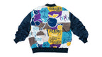 HYPE - Whimsical Satin Bomber Jacket Medium-Large