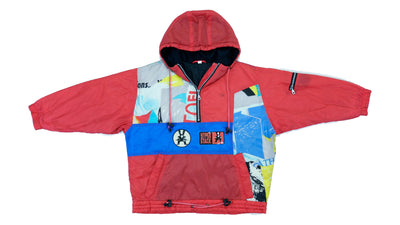 HYPE - Hyper Stack 1/4 Zip Windbreaker 1990s Medium