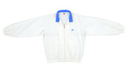 Nike - White Spell-Out Bomber Windbreaker 1990s Large Vintage Retro