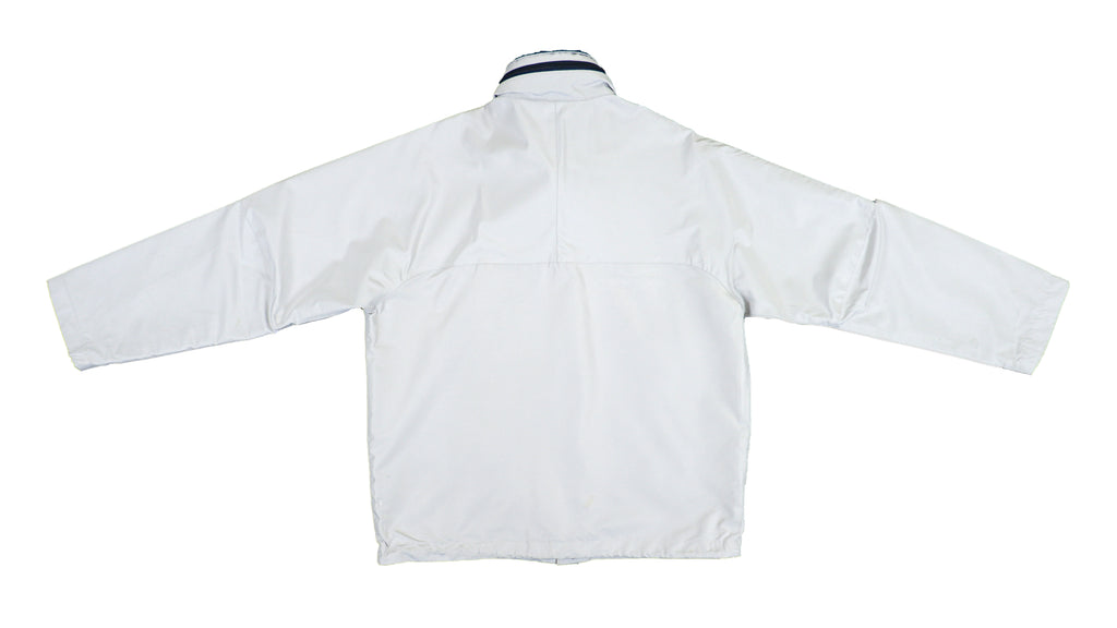 Nautica - White Competition Sailing Jacket 1990s Large Vintage Retro
