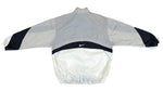 Nike - Black & White 1/4 Zip Windbreaker 1990s Large Vintage Retro
