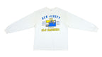 Vintage - White NJSIAA - Winter Track Long-sleeve Shirt 1992 Medium Vintage Retro