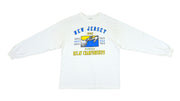 Vintage - White NJSIAA - Winter Track Long-sleeve Shirt 1992 Medium Vintage Retro