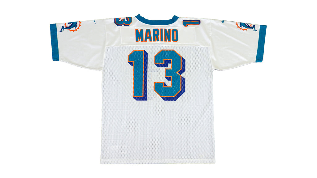 Nike - Miami Dolphins Marino #13 Jersey 1980s Large Vintage Retro Football