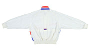 Puma - White Spell-Out Windbreaker 1990s Large