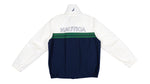 Nautica - Blue, White & Green Spell-Out Jacket 1990s Small Vintage Retro