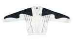 Jordan - Black& White Jumpman Warm Up Jacket 1990s Small Vintage Retro