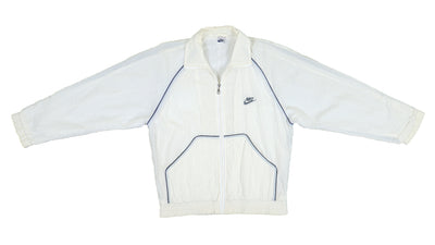 Nike - Black & White Racing Team Zip-Up Windbreaker 1990s Medium