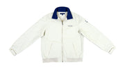Tommy Hilfiger - Beige Harrington Spell-Out Jacket Medium Vintage Retro