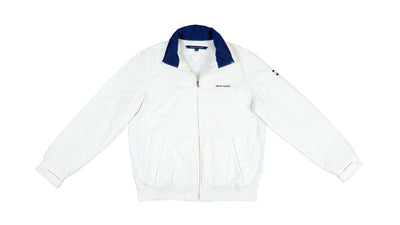 Tommy Hilfiger - White Harrington Spell-Out Jacket Medium
