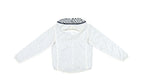 Harley Davidson - White Patterned Hooded Jacket X-Small Vintage Retro