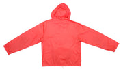 Lacoste - Red IZOD 1/4 Zip Hooded Windbreaker 1990s Medium