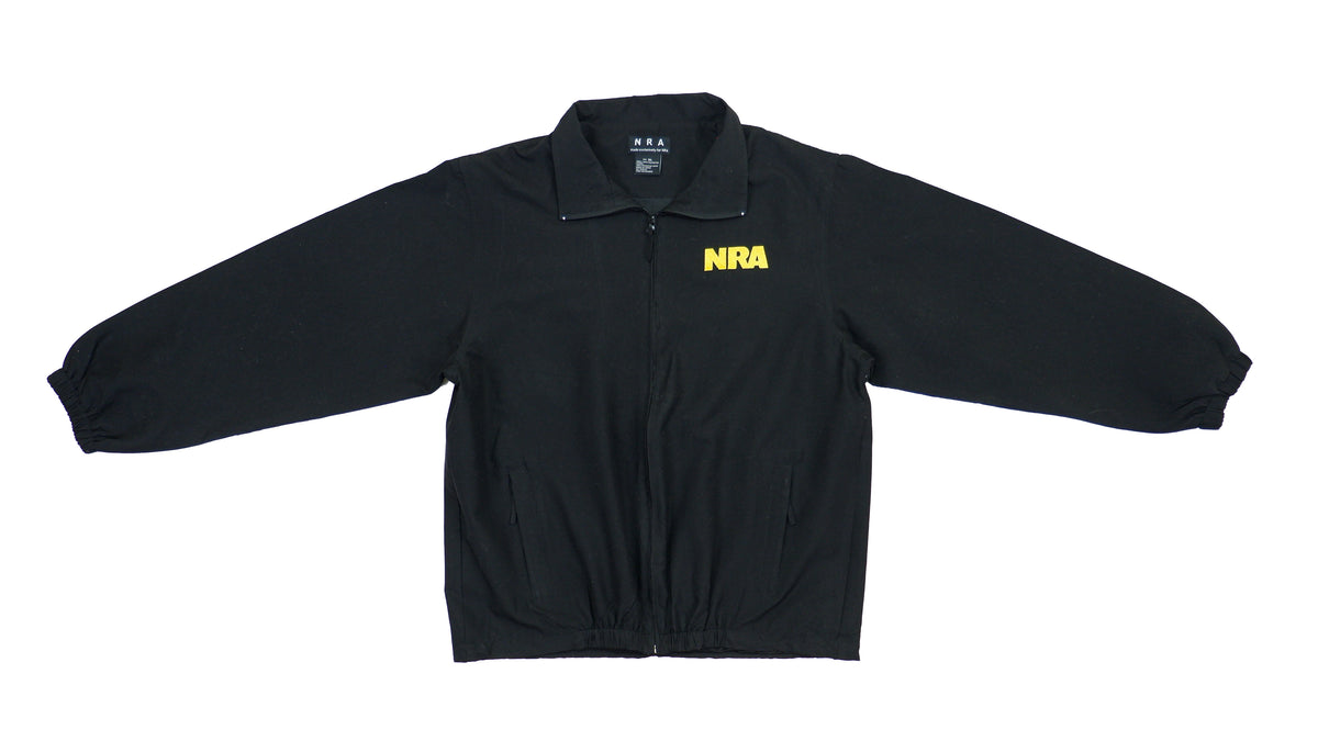 Vintage -  Black NRA Jacket 1990s Large Vintage Retro