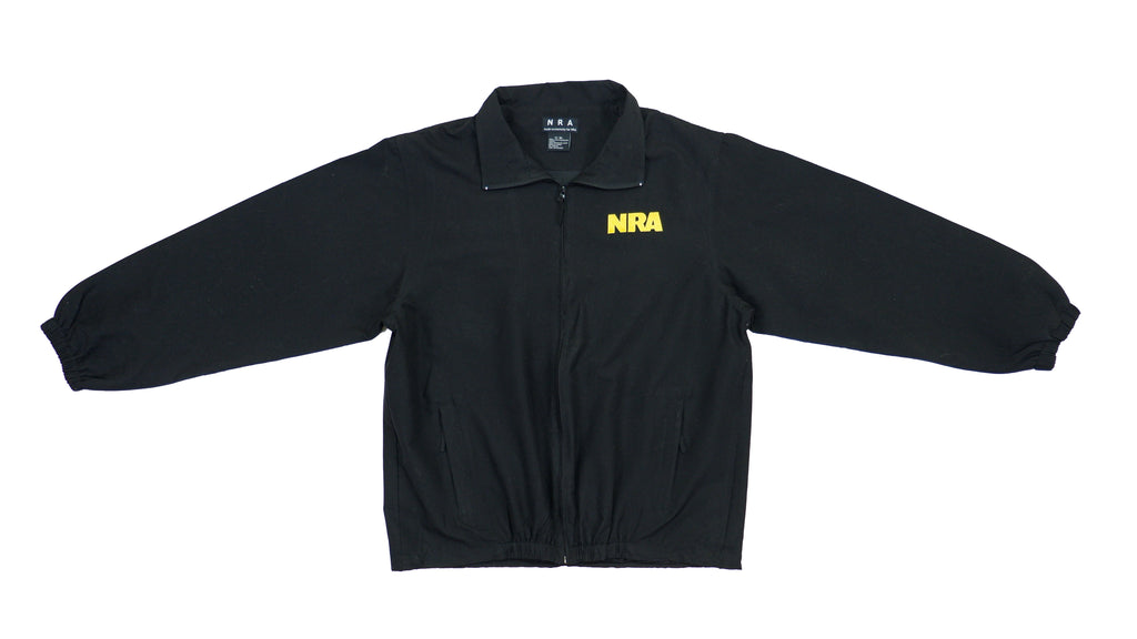 Vintage -  Black NRA Jacket 1990s Large Vintage Retro