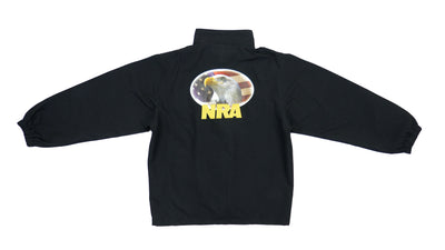 Vintage -  Black NRA Jacket 1990s Large