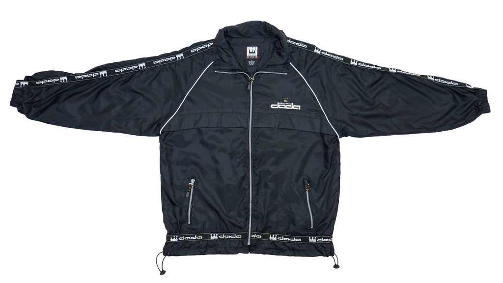 Vintage - Damani Dada Black Hip Hop Jacket 1990s Large Vintage Retro