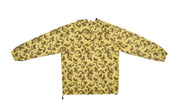 D&G - Yellow Patterned Hooded Windbreaker 1990s Medium Vintage Retro