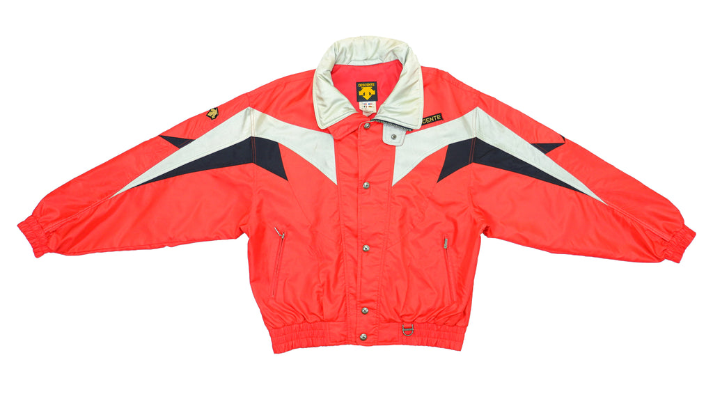 Vintage - Descente Red Colorway Bomber Jacket 1990s Large Vintage Retro