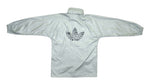 Adidas - Silver Big Logo Windbreaker 1990s Medium