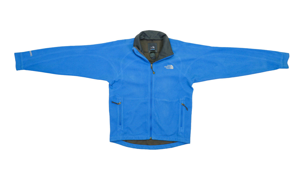 The North Face - Blue Zip Up Fleece Jacket 1990s Small Vintage Retro