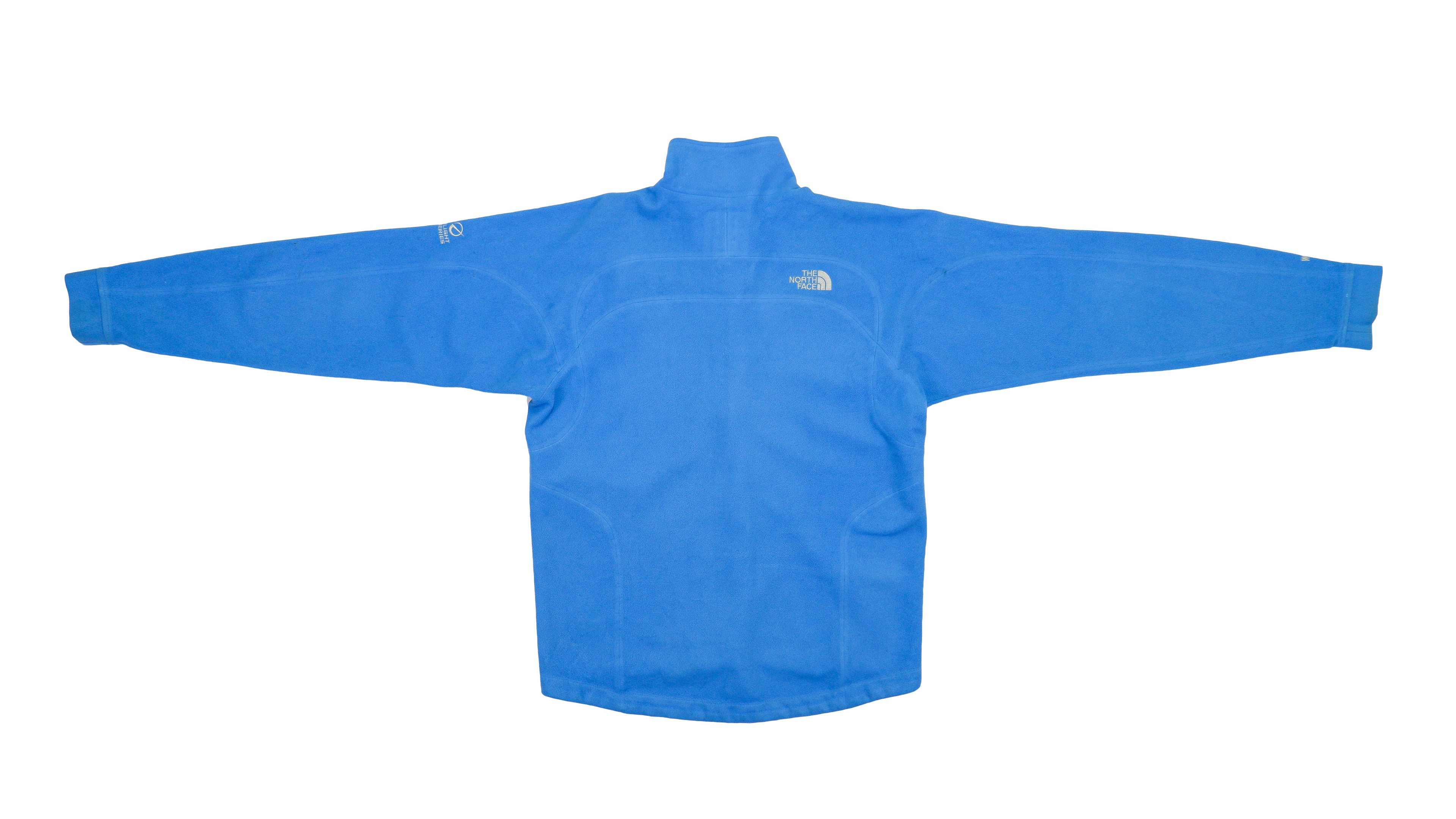 The North Face - Blue Zip Up Fleece Jacket 1990s Small Vintage Retro