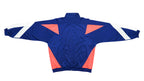 Nike - Blue & Orange Color Block Track Jacket 1980s Large Vintage Retro