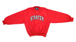 Starter - Red Spell-Out Pullover Windbreaker 1990s X-Large