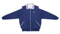 Reebok - Dark Blue & White Classic Spell-Out Windbreaker 1990s X-Large Vintage Retro