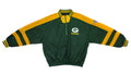 NFL (Pro Player) - Green Bay Packers 1/4 Zip Windbreaker 1990s X-Large Vintage Retro Football