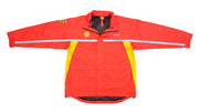 Vintage (Shell) - Red with Yellow Big Logo Jacket 1990s Large Vintage Retro