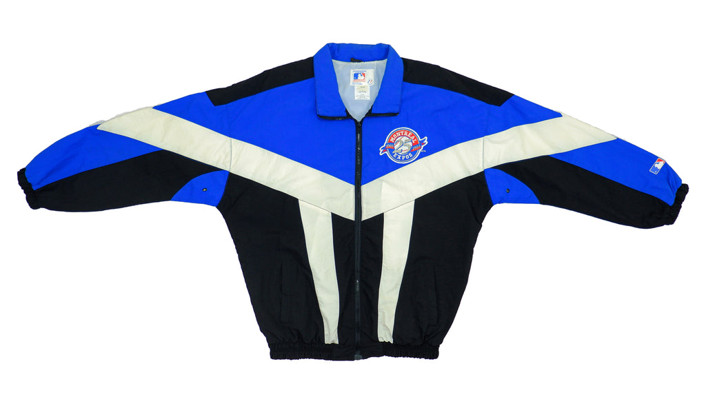 MLB - Montreal Expos Spell-Out Windbreaker 1990s X-Large Vintage Retro
