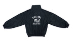 FILA - Black Fila USA Athletics Windbreaker 1990s Large Vintage Retro