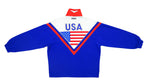 Vintage - Blue World Figure Skating Team USA Windbreaker 1999 Large Vintage Retro
