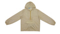 Lacoste - Beige IZOD 1/4 Zip Hooded Jacket 1990s Medium Vintage Retro