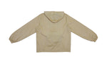 Lacoste - Beige IZOD 1/4 Zip Hooded Jacket 1990s Medium Vintage Retro