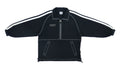 Reebok - Black 1/2 Zip Windbreaker 1990s Large