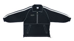 Reebok - Black 1/2 Zip Windbreaker 1990s Large