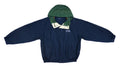 Nautica - Blue Competition Windbreaker 1990s Large Vintage Retro