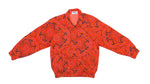 FILA - Red Patterned Jacket 1990s Small