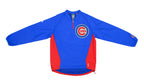 MLB (Majestic) - Chicago Cubs 1/4 Zip Jacket 1990s Medium Vintage Retro Baseball