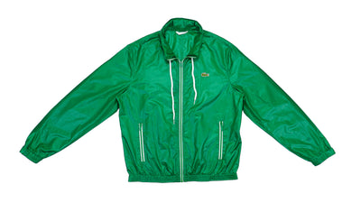 Lacoste - Green Windbreaker Jacket 1990s Medium