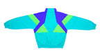 Nike - Blue & Green Colorblock Windbreaker 1990s Medium Vintage Retro