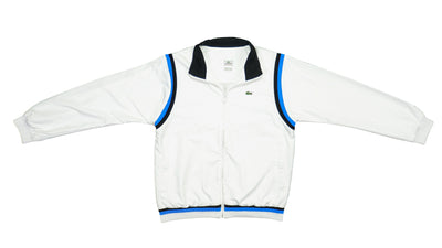 Lacoste - White Sport Windbreaker 1990s Small
