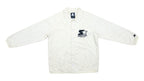 Starter - White Button Up Big Logo Windbreaker 1990sLarge Vintage Retro