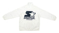 Starter - White Button Up Big Logo Windbreaker 1990s Large Vintage Retro