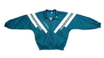 Umbro - Green with White Tape Logo Windbreaker 1990s Large Vintage Retro
