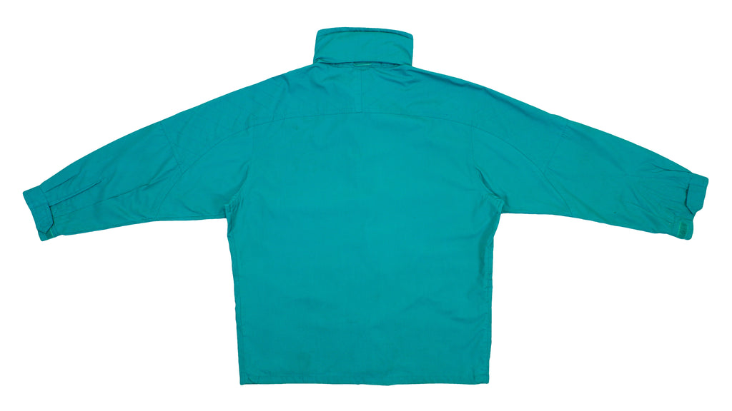 FILA - Green Denim Jacket 1990s X-Large Vintage Retro