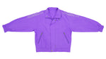 Ellesse - Purple Spell-Out Bomber Jacket 1990s Medium Vintage Retro