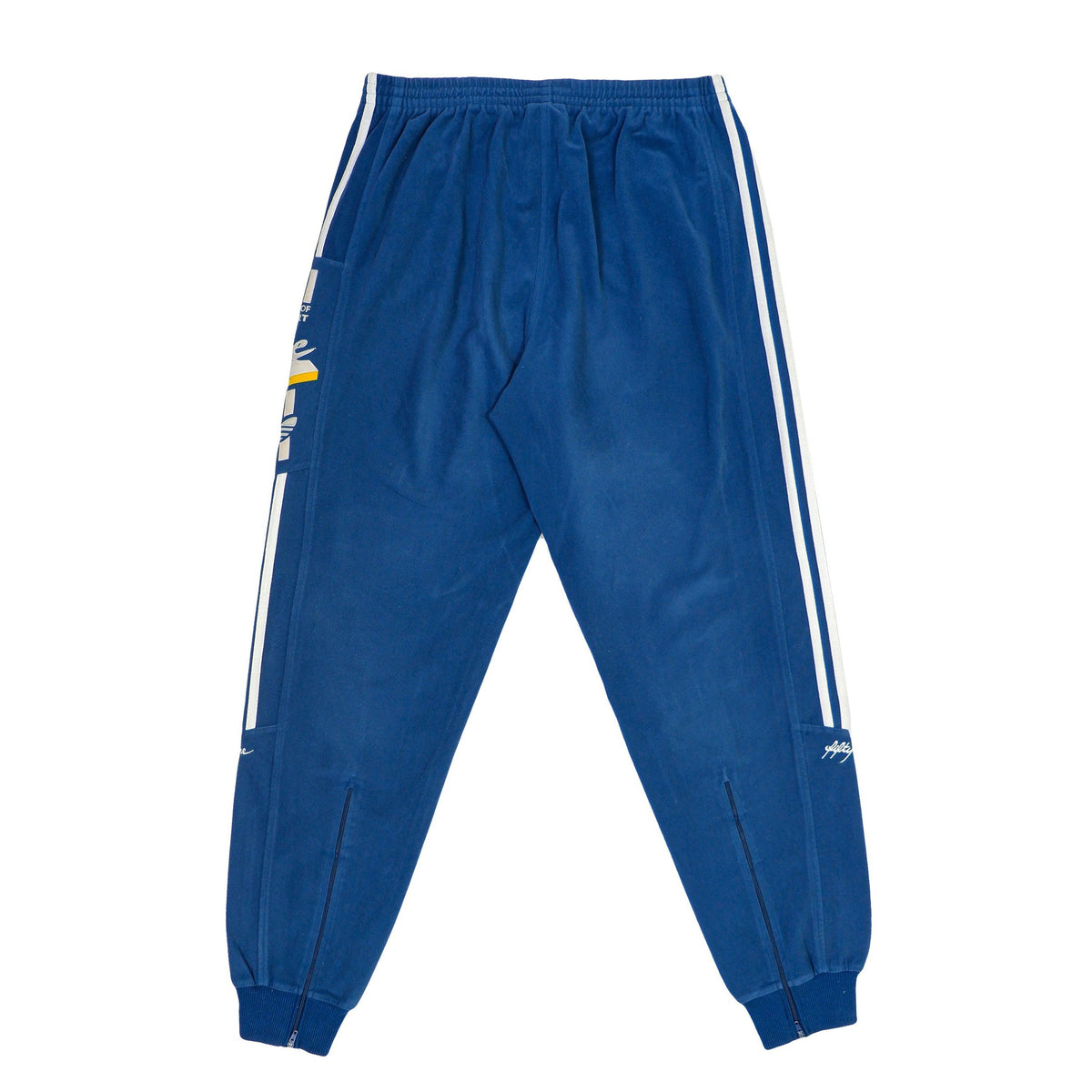 Adidas - Blue The World of Sport One Sweatpants 1990s Medium Vintage Retro