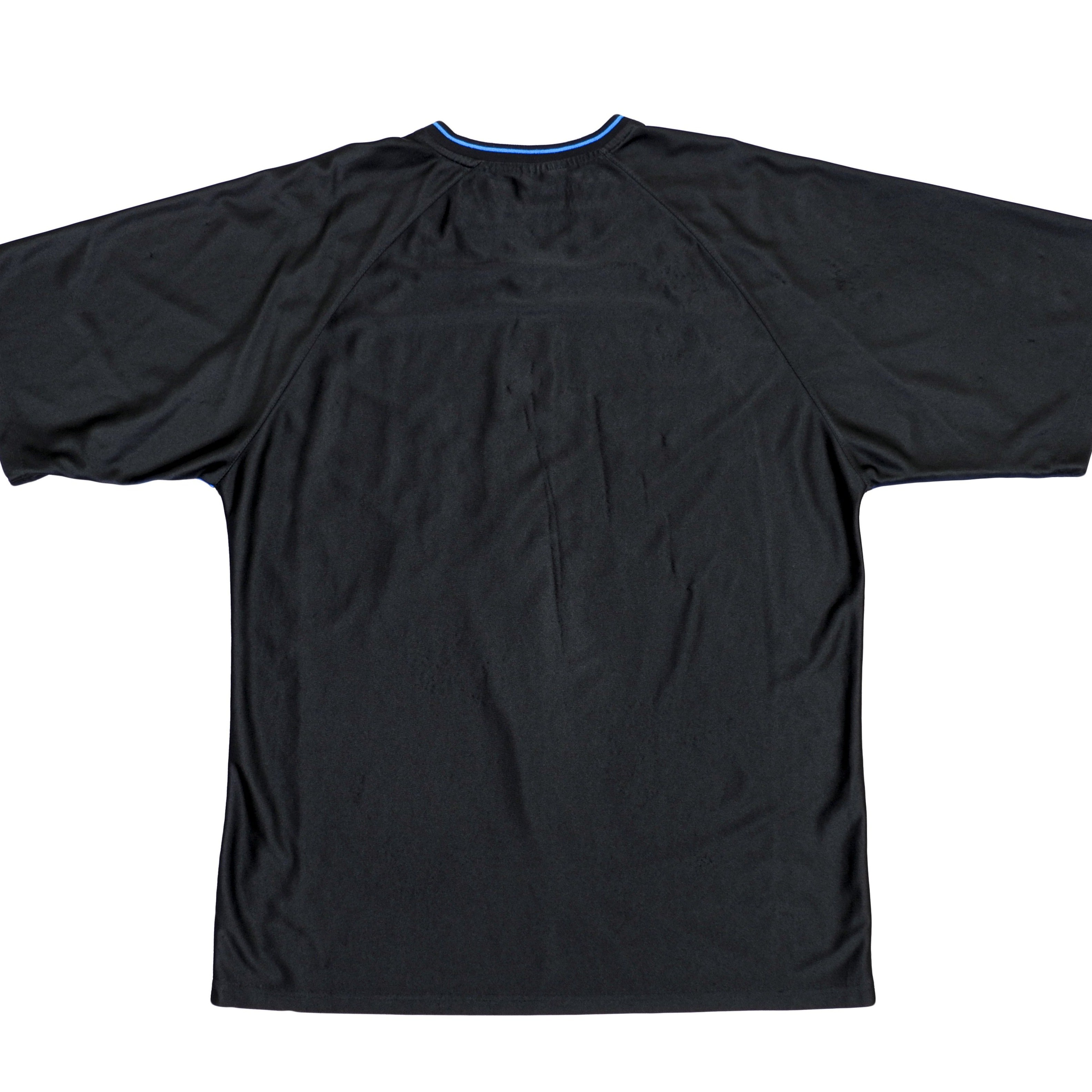 Karl Kani - Black & Blue Big Logo T-Shirt 1990s X-Large Vintage Retro